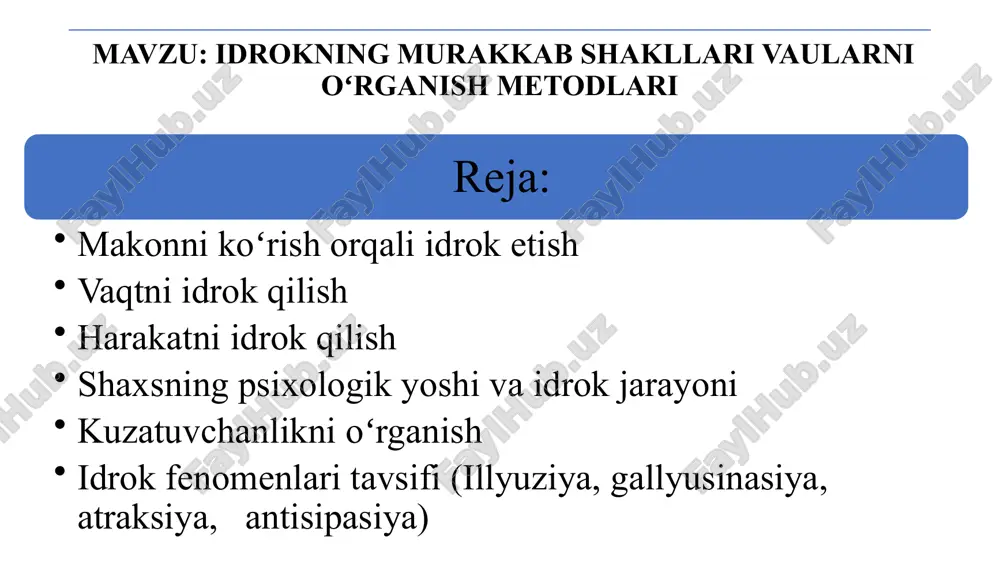 idrokning murakkab shakllari — PPTX
