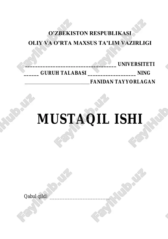 ekonometrika va unung asoslari — PDF