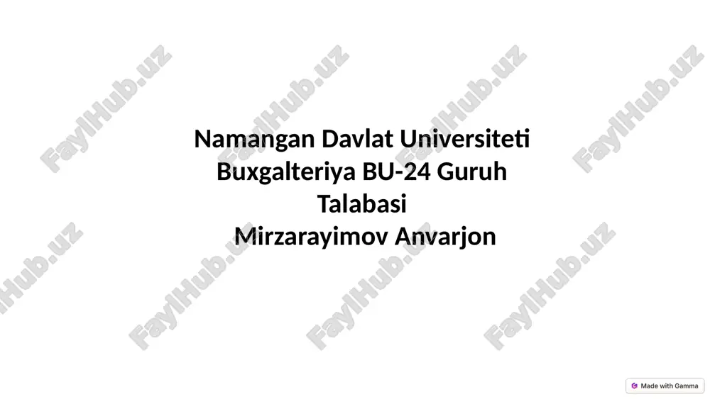 axborot texnologiyalari infratuzilmasi — PPTX