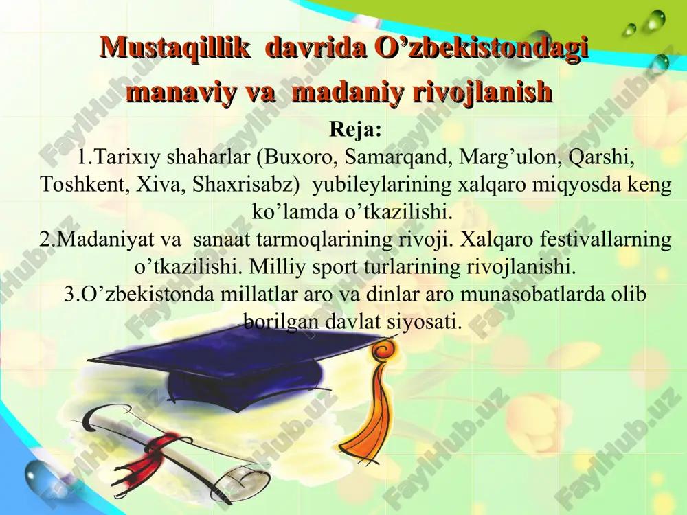 tarixiy shaharlar yubileylari — PPT