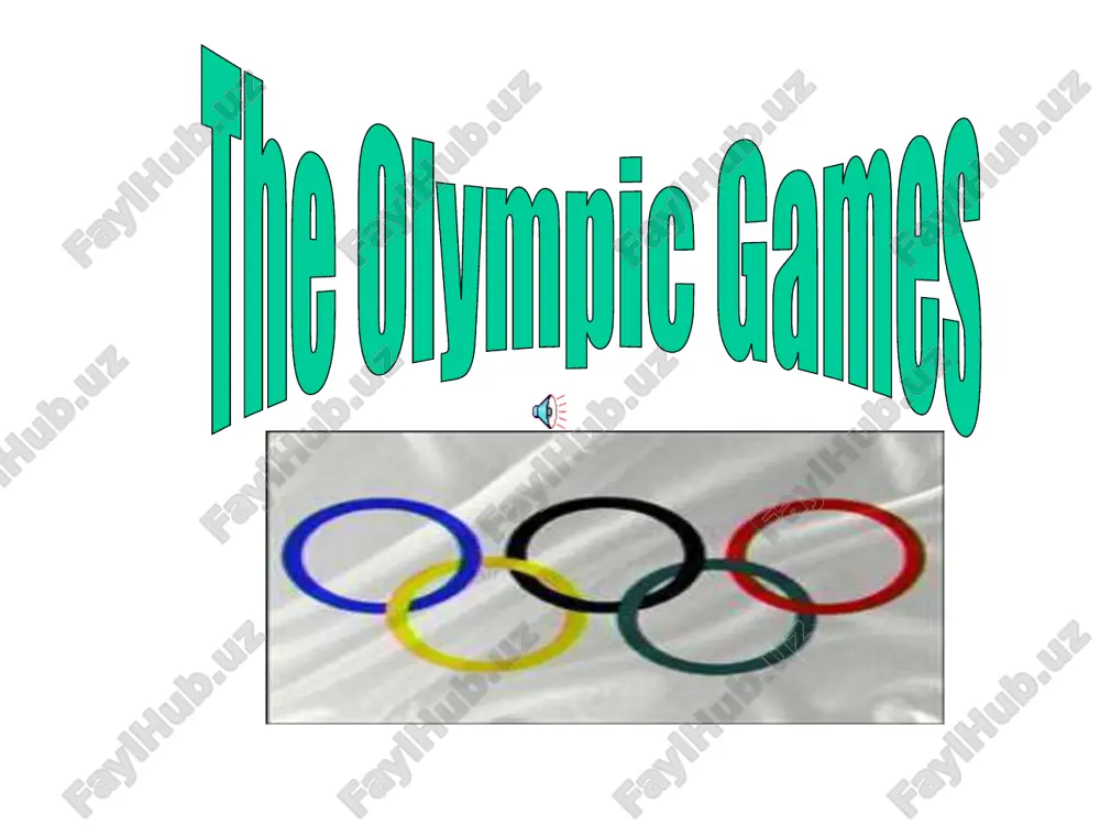 the olympic games — PPT