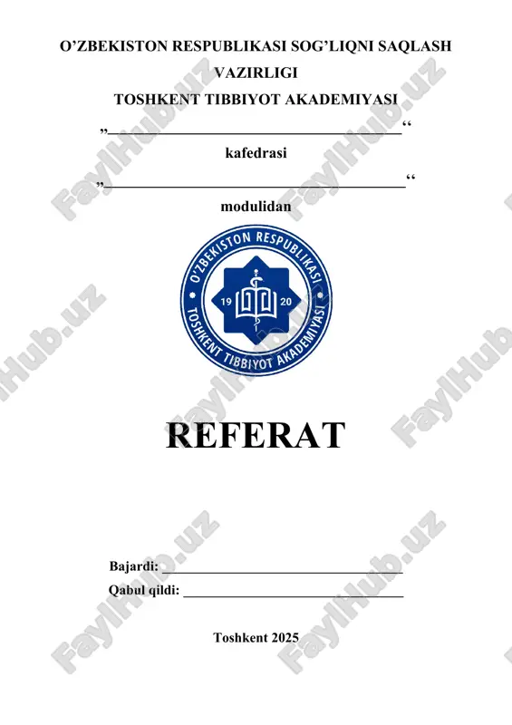3. bioetikaning shakllanishida a.shveyserning faoliyati va ilmiy ishlarining ahamiyati. referat 8 bet. — DOC
