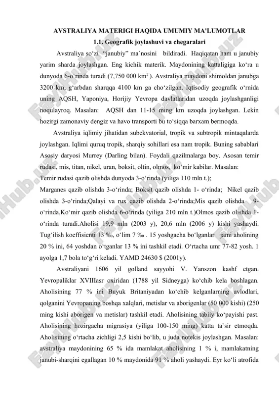 avstraliya materigi — DOCX