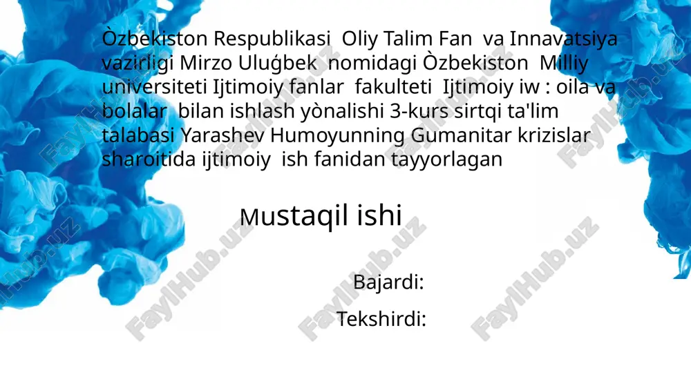 lutiya umumiy psixologiya — PPTX