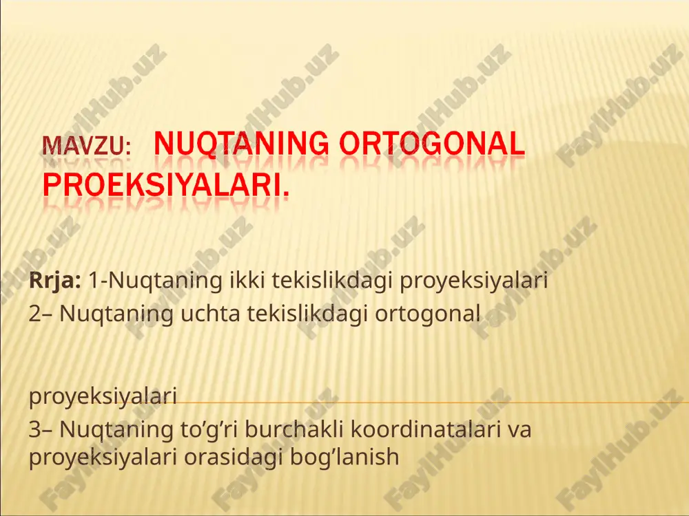monj chizmasi — PPT