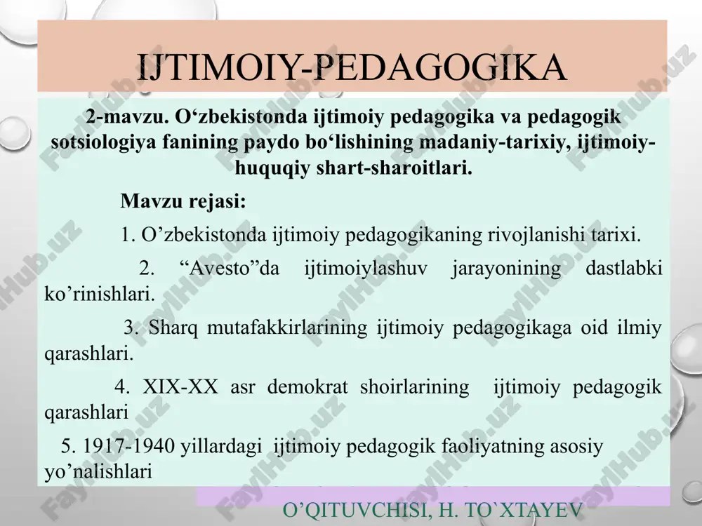 ijtimoiy-pedagogika — PPT