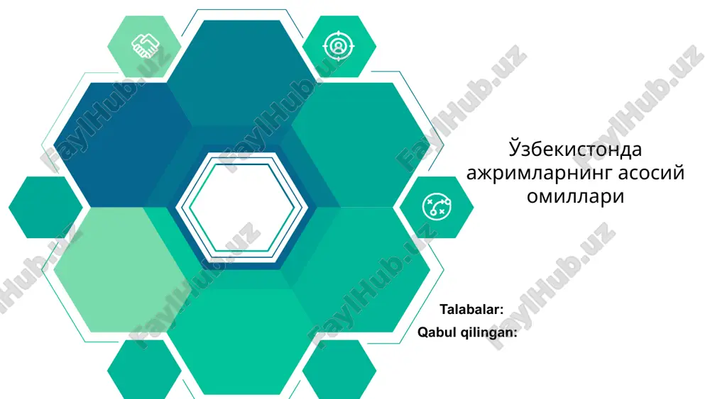 o'zbekistonda ajrimlarning asosiy omillari — PPTX