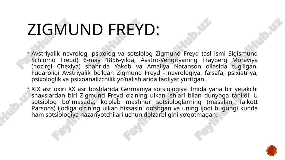 zigmund freyd — PPTX