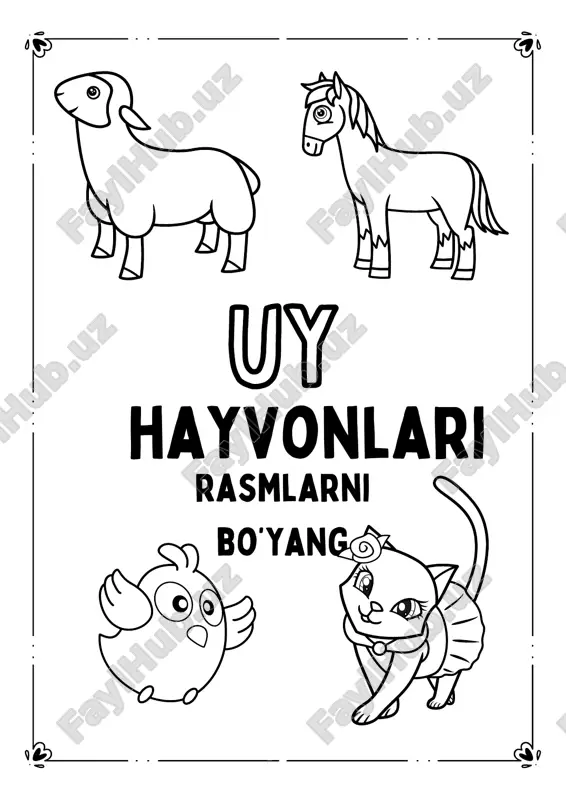 uy hayvonlari — PDF