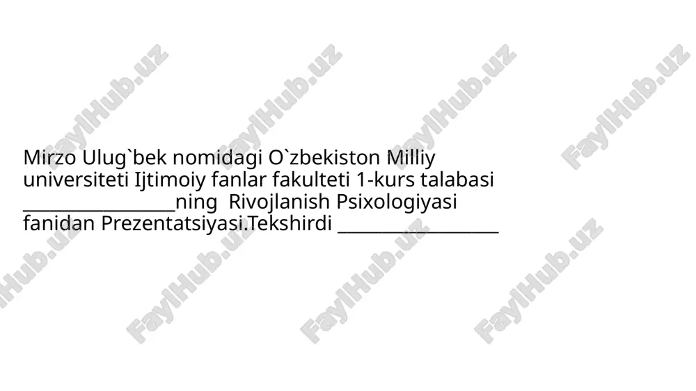 go`daklik davri — PPTX