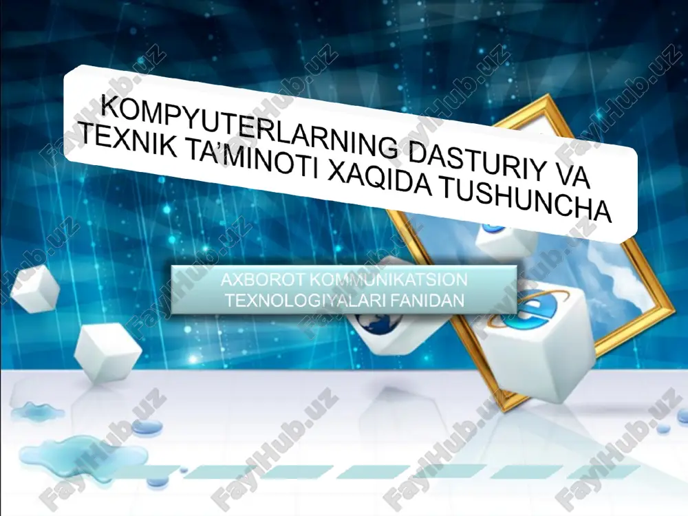 akademik yozuv tushunchasi — PPT