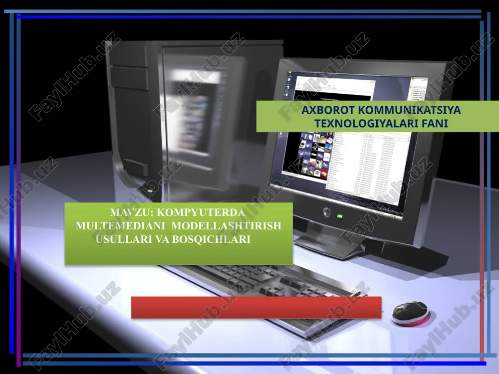 multimedia vositalari — PPTX