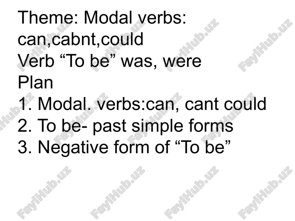 modal verbs — PPTX
