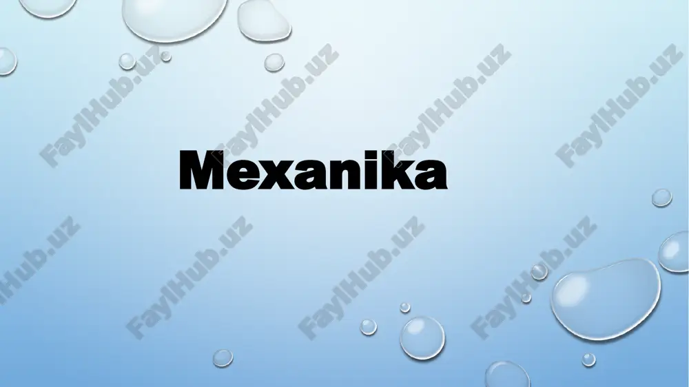 ferma konstruksiyalari — PPTX