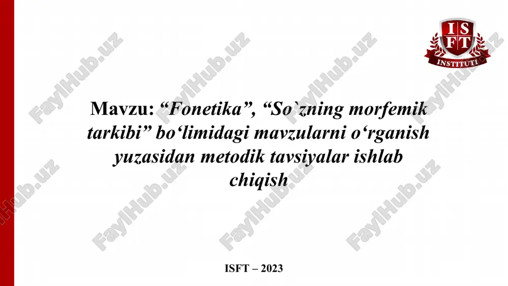 fonetika — PPT