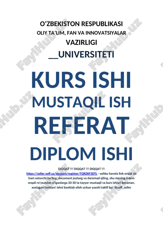 o'rmon va o'rmon dasht tuproqlari — DOCX
