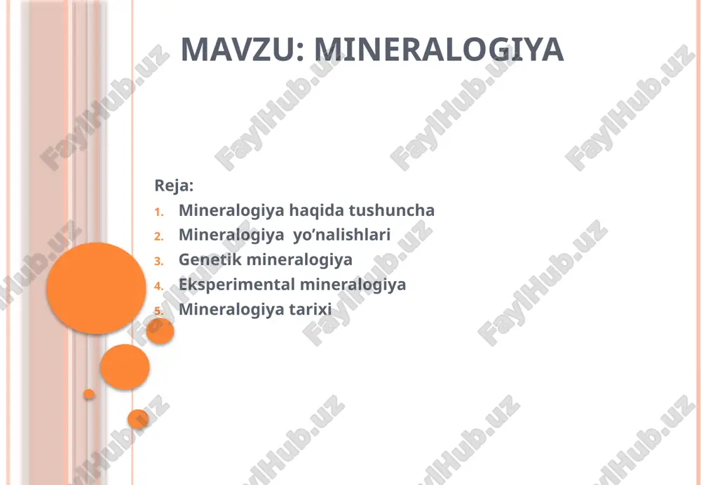 mineralogiya — PPTX