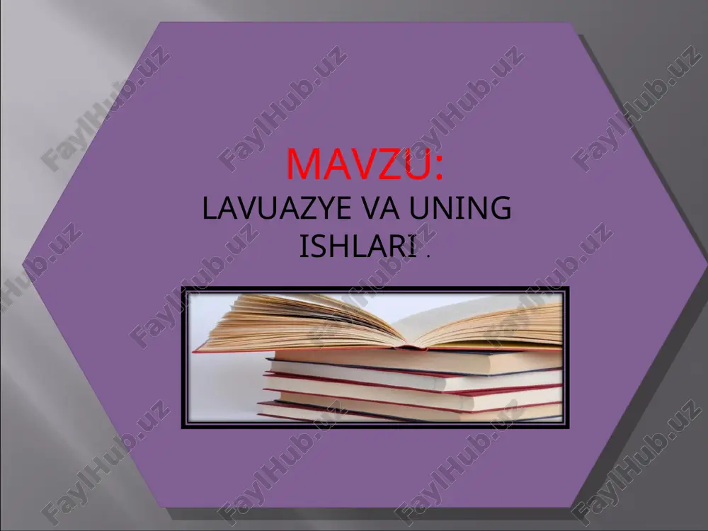 kimyoning elementar kursi kitobi — PPT