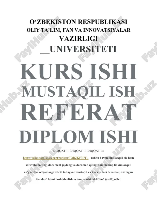suriya iqtisodiyoti — DOCX