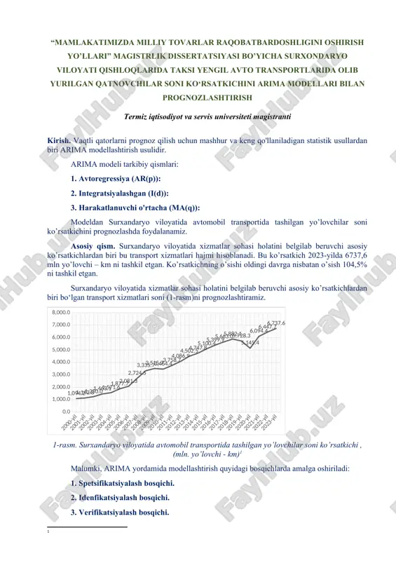 arima modeli — DOCX