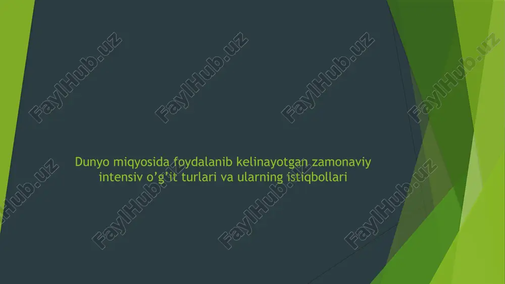 mineral o'g'itlar — PPTX