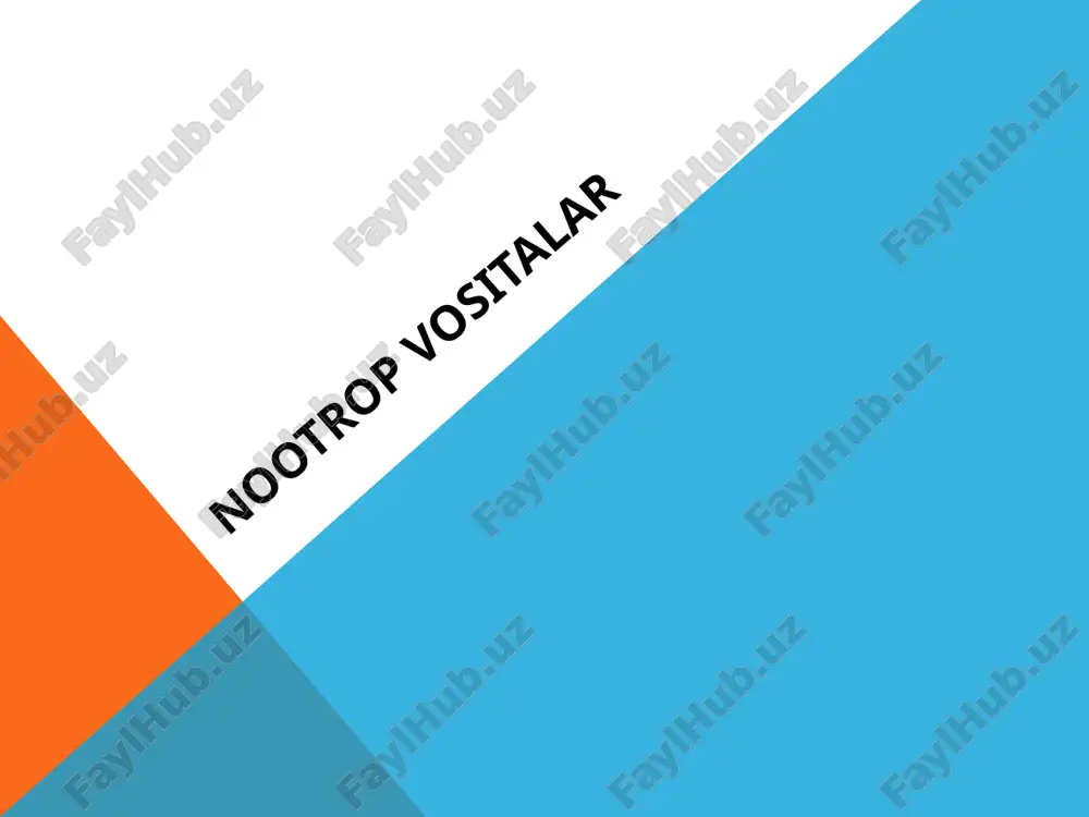 nootrop vositalar — ZIP