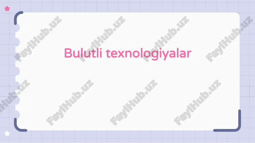 bulutli texnologiyalar — ZIP