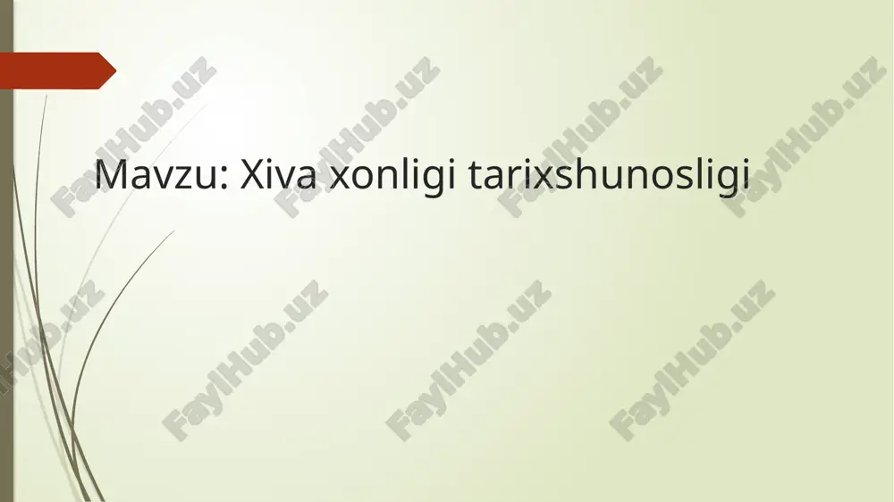 xiva xonligi tarixshunosligi — ZIP