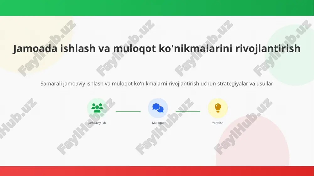 jamoaviy ish — PPT