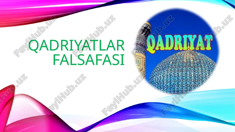 qadriyatlarfalsafasi — PPTX
