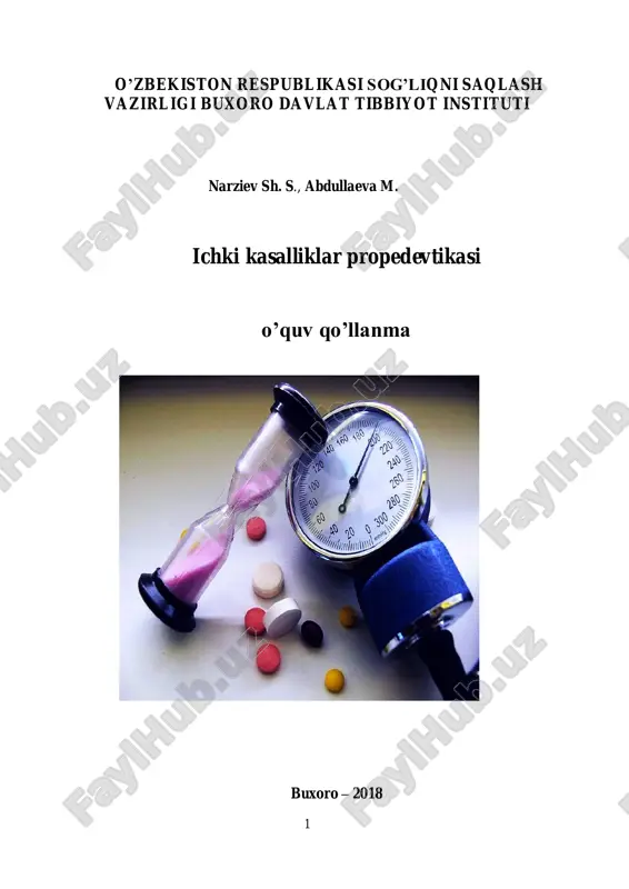 ichki kasalliklar propedevtikasi — PDF