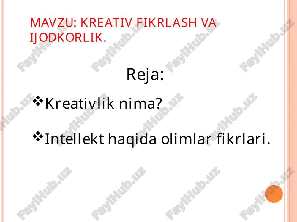kreativlik — PPT