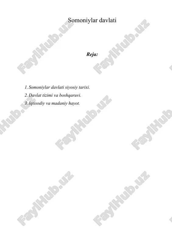 somoniylar davlati — ZIP
