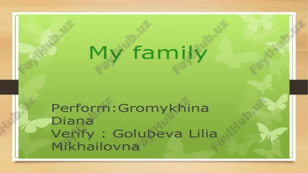 my family — PPTX