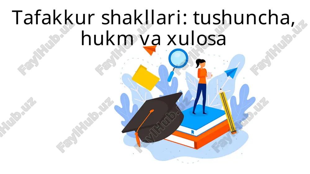 tafakkur shakllari — PPTX