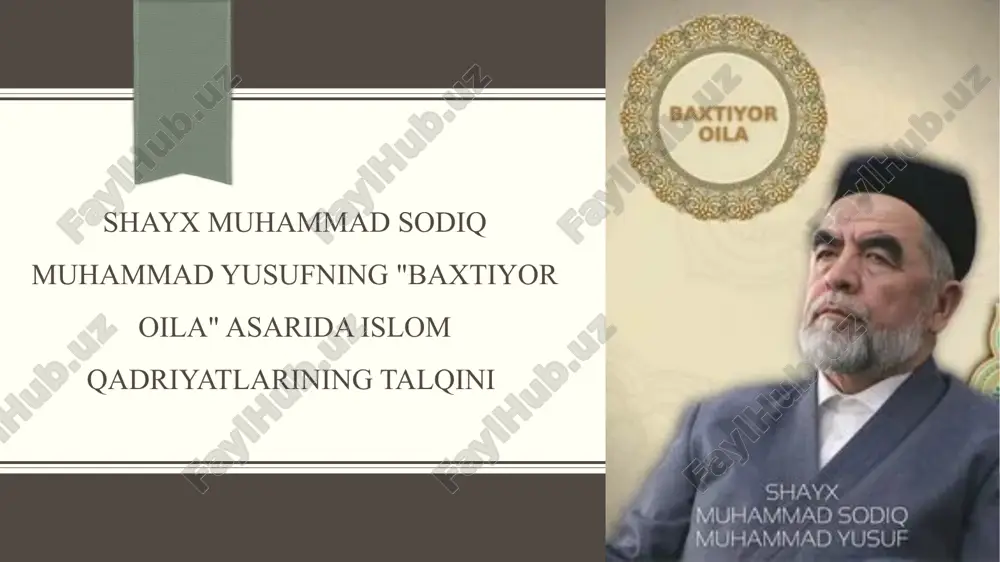 baxtiyor oila — PPTX