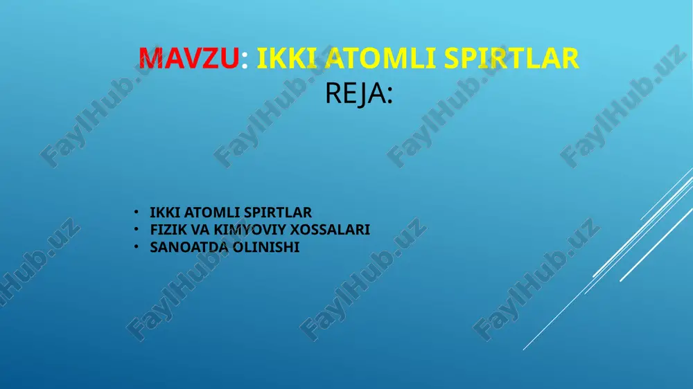 ikki atomli spirtlar — ZIP