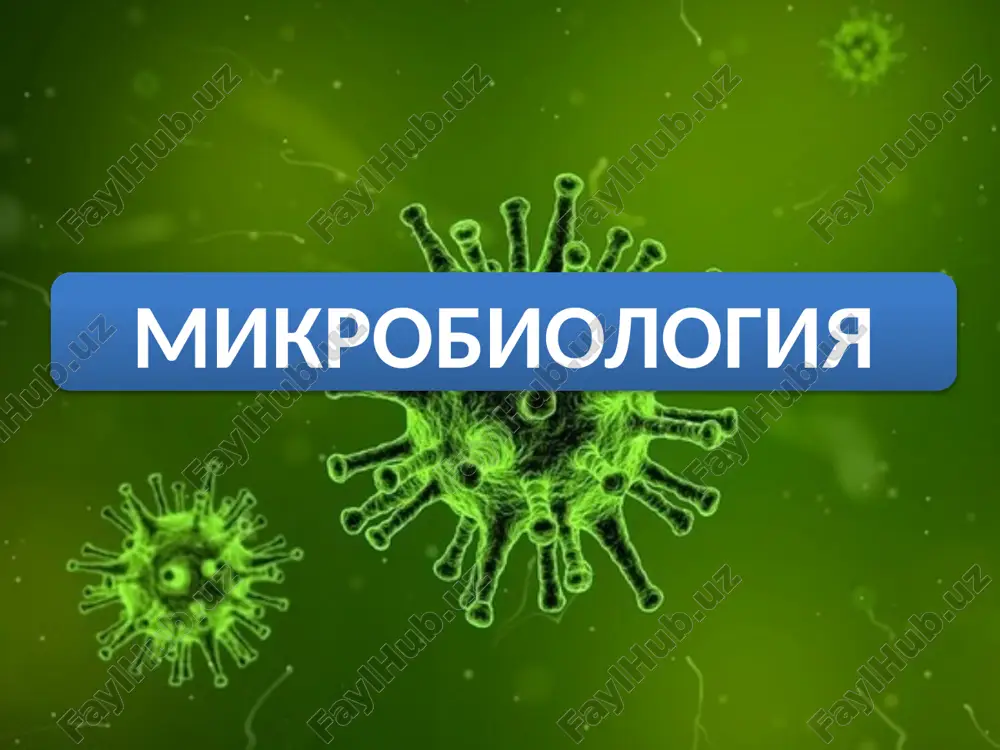 mikrobiologiya — PPTX