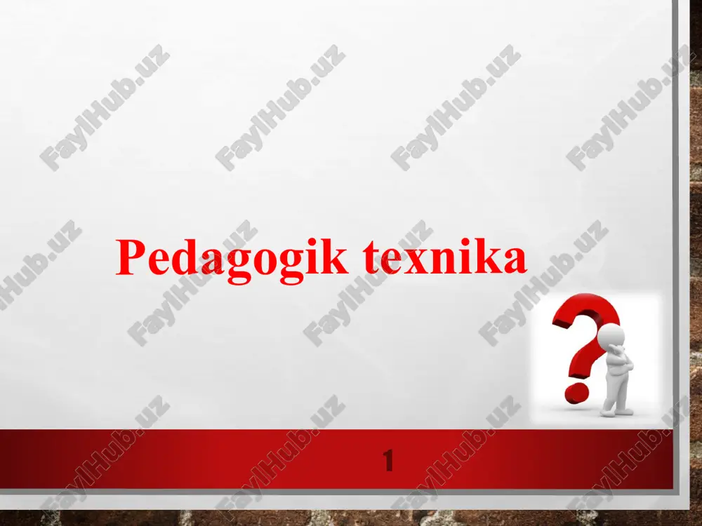 pedagogik texnika — ZIP