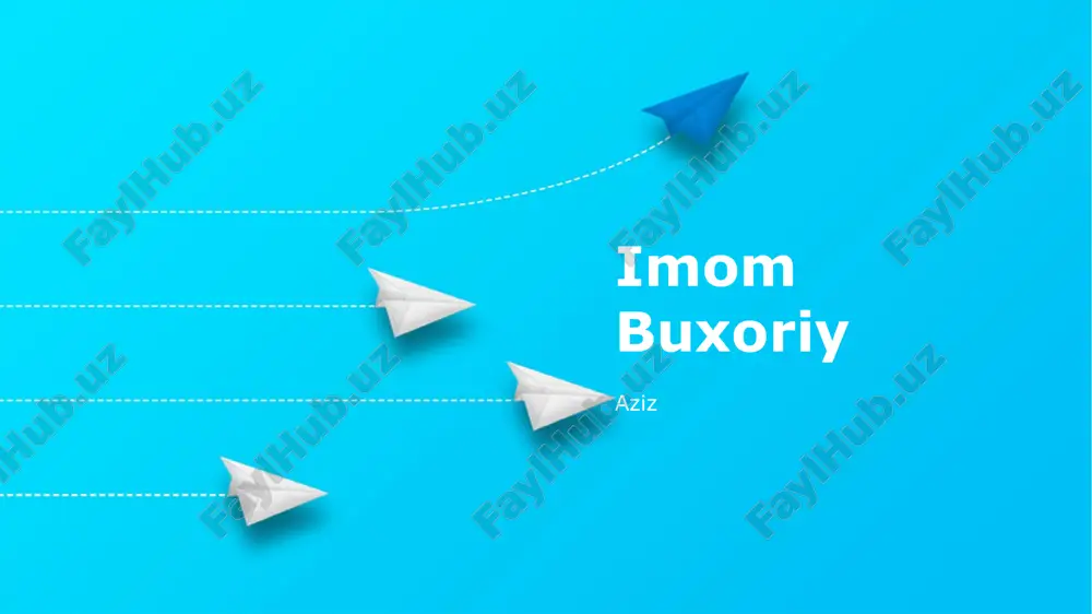 imom buxoriy — PPTX
