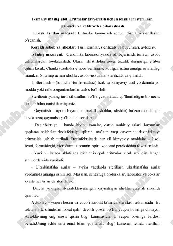 sterillash usullari — DOCX