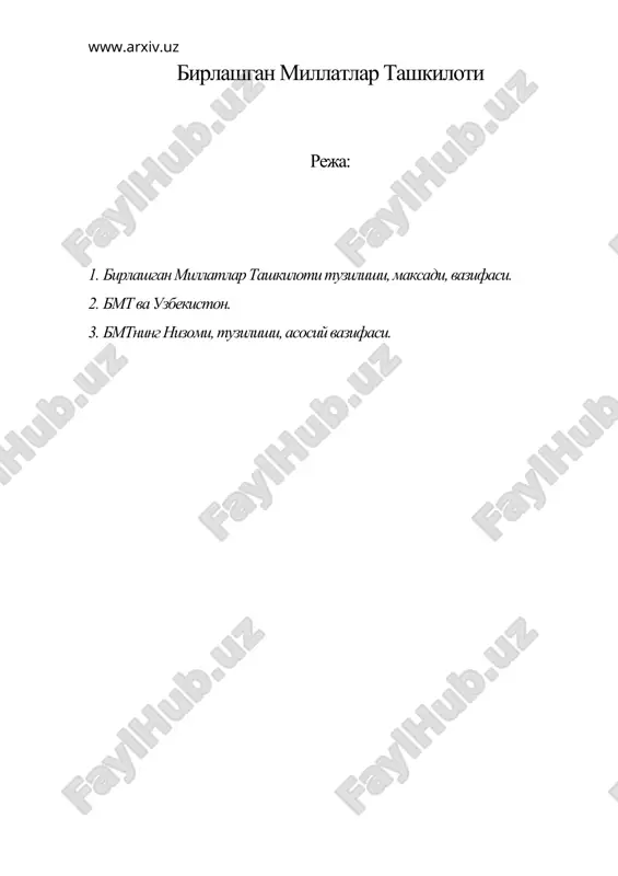 birlashgan millatlar tashkiloti — ZIP