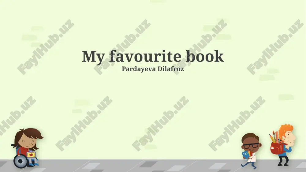 my favourite book — PPTX