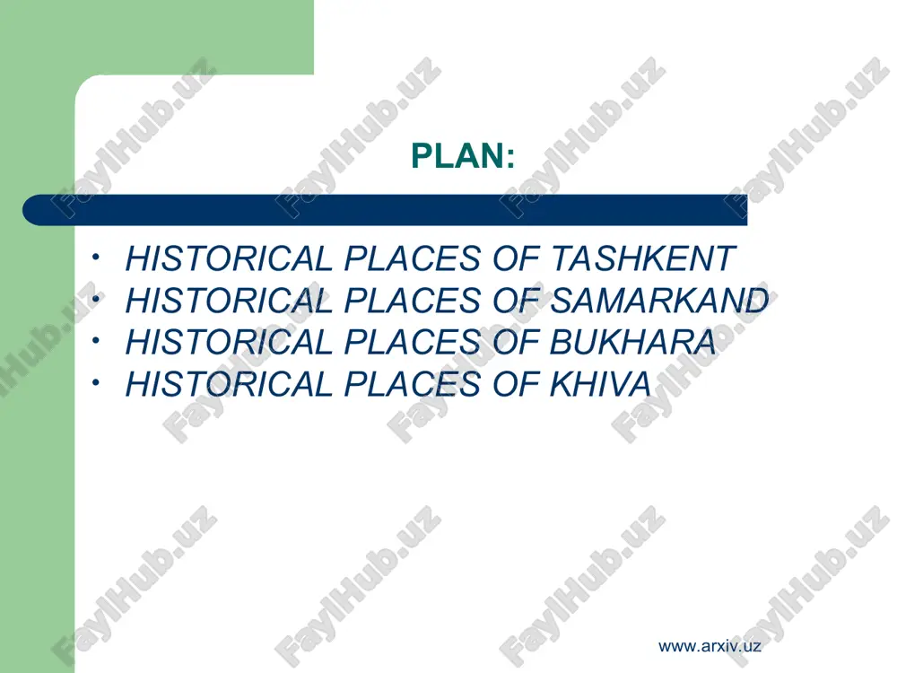 historical places of uzbekistan — ZIP