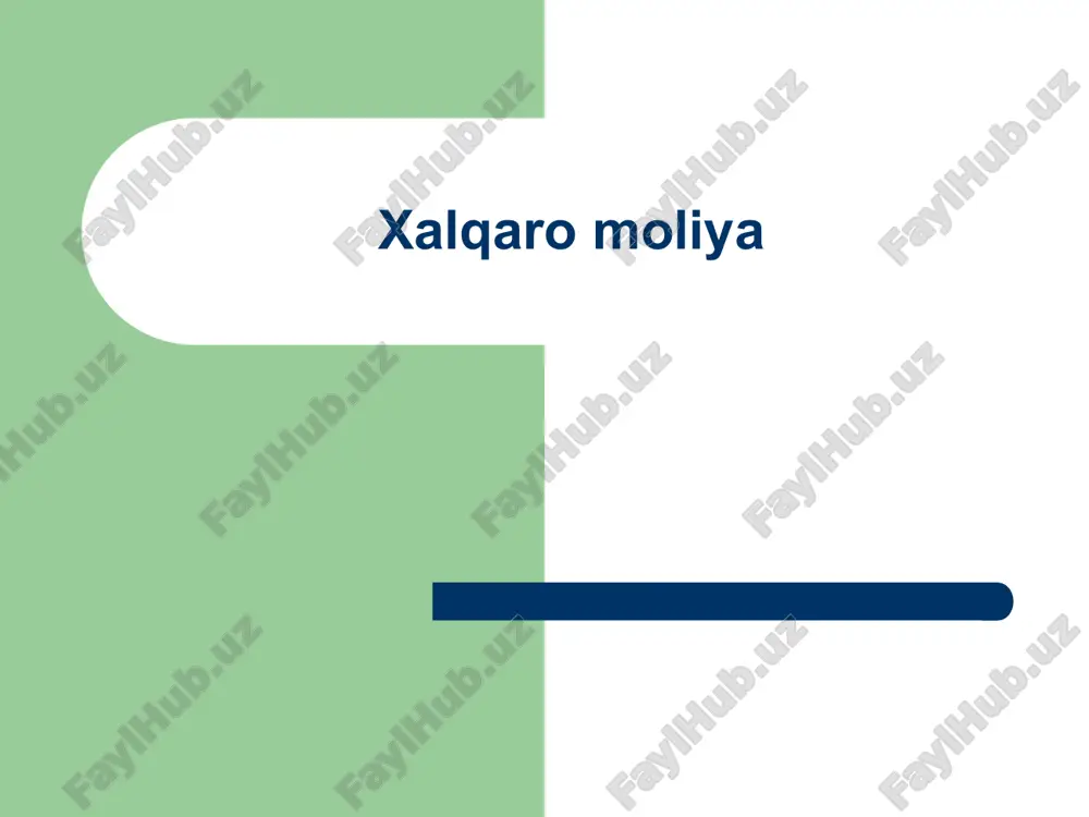 xalqaro moliya — ZIP