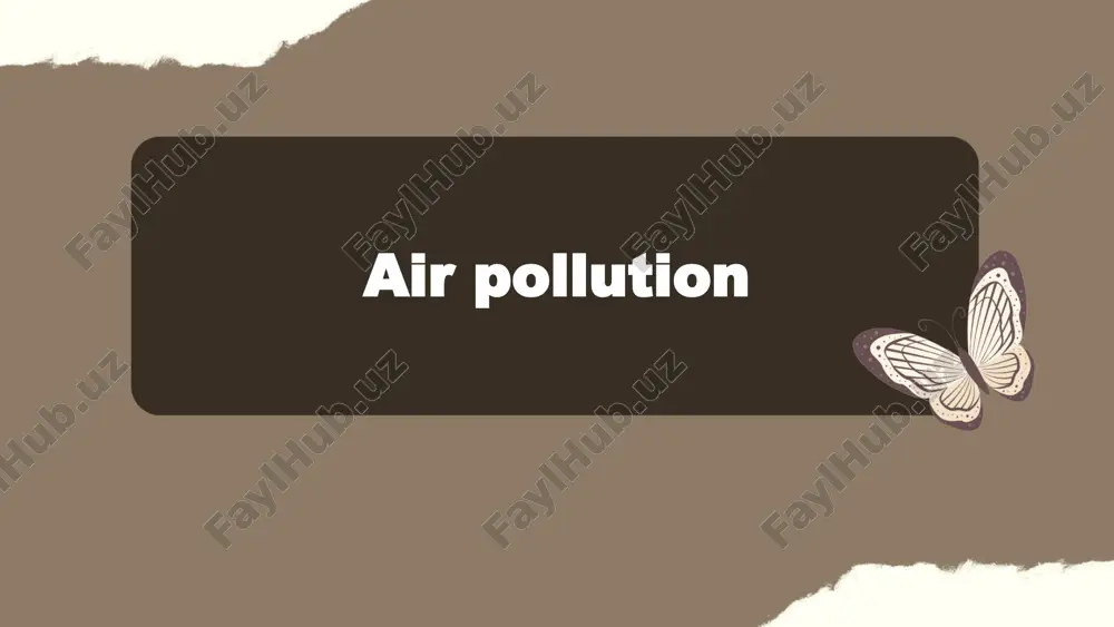 air pollution — PPTX