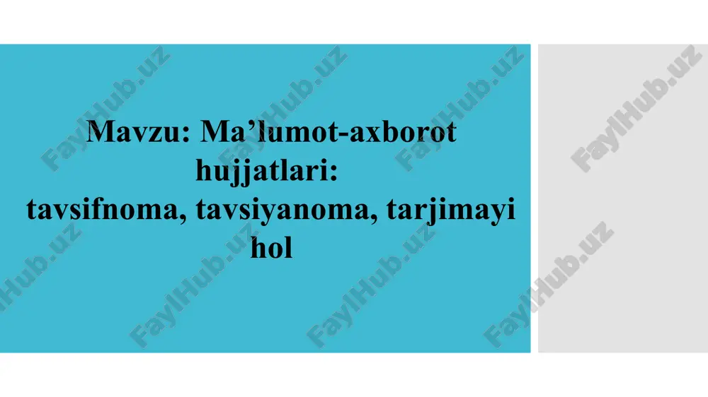 tavsifnoma — PPTX