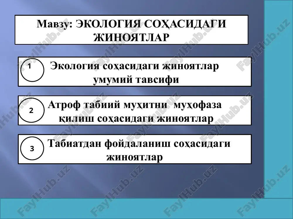 экология соҳасидаги жиноятлар — PPTX