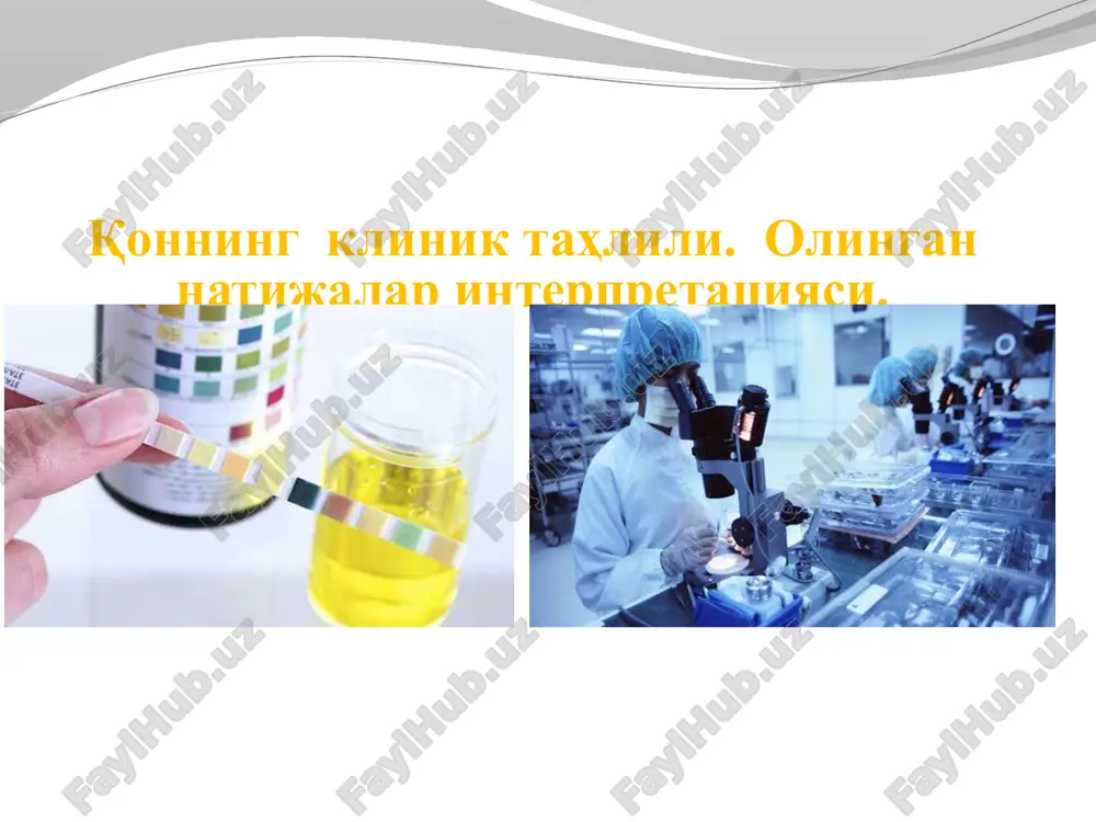qonning klinik tahlili — PPTX