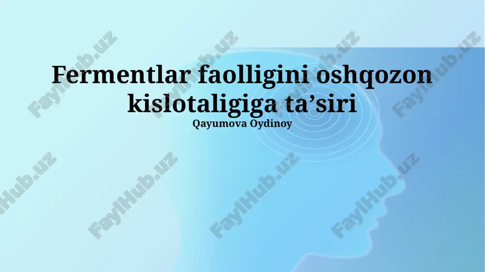 oshqozon yarasi — PPTX